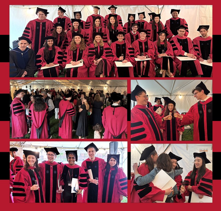 collage of econ commencement photos