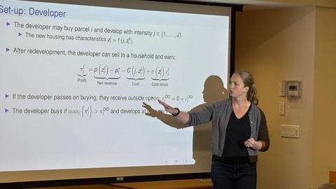 Rebecca Diamond presenting