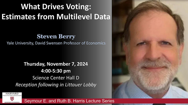 Steven Berry Lecture Announcement